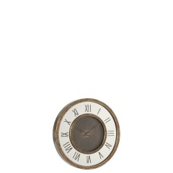 Horloge chiffre romains en bois 47x6x47 cm