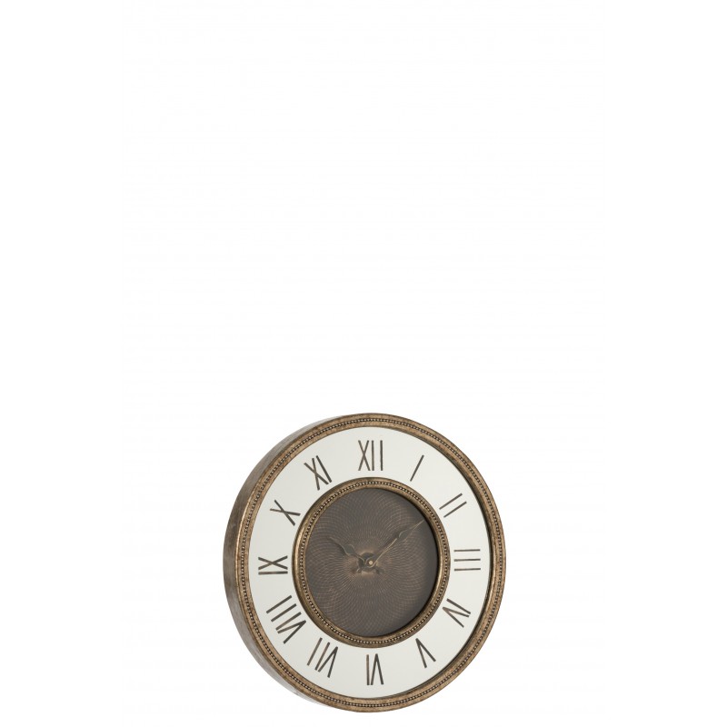 Horloge chiffre romains en bois 47x6x47 cm