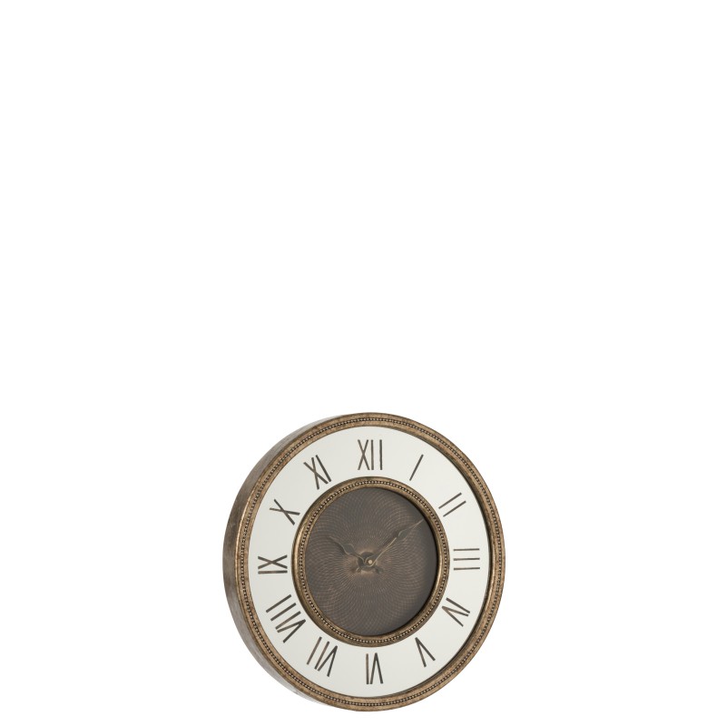 Reloj de números romanos de madera de 47x6x47 cm