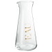 Carafe à eau avec inscription dorée H23cm Carafe à eau avec inscription dorée H23cm