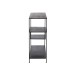Étagère 3 niveaux en métal noir 101x39x96.5cm Étagère 3 niveaux en métal noir 101x39x96.5cm