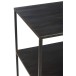 Étagère 3 niveaux en métal noir 101x39x96.5cm Étagère 3 niveaux en métal noir 101x39x96.5cm