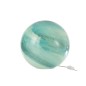 Lampe boule en verre azur 29x29x28 cm