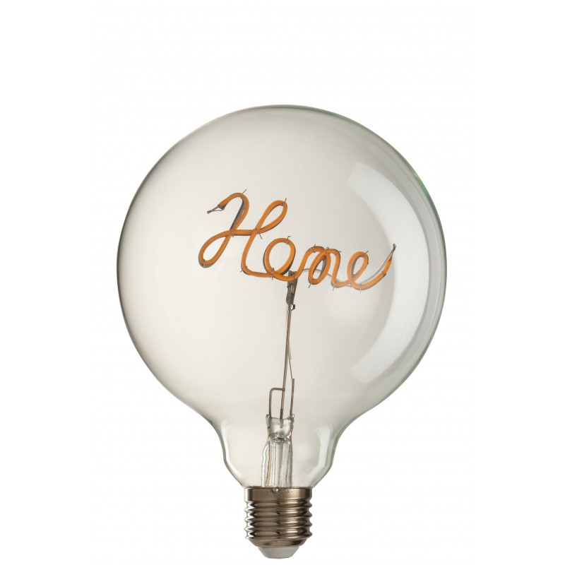 Ampoule LED avec écriture Home L12*l12*H17cm