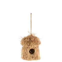 NICHOIR ROND PAILLE NATUREL