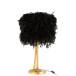 Lampe à poser sur pied en forme de patte de poule doré et noir 72x28cm Lampe à poser sur pied en forme de patte de poule doré et noir 72x28cm
