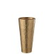 Vase haut en métal doré H51 cm Vase haut en métal doré H51 cm