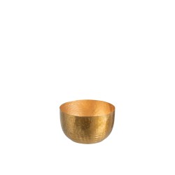 SET DE 2 CUENCOS METAL ORO