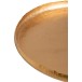 MESA DE SALON REDONDO METAL ORO