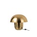 Lampe champignon en métal or 40x40x34 cm Lampe champignon en métal or 40x40x34 cm