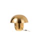 Lampe champignon en métal or 40x40x34 cm Lampe champignon en métal or 40x40x34 cm