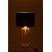LAMPARA BARRAS METAL/TEXTIL ORO/NEGRO SMALL