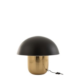 Lampe champignon en métal noir 49x50x43 cm