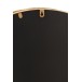 Espelho redondo com borda em metal dourado D61 cm Espelho redondo com borda em metal dourado D61 cm