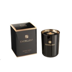 Vela perfumada excellent esencia abeto siberia negro 50 horas Alt. 10