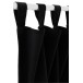 rideau long velours noir