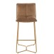 Chaise en métal marron 55x47x104 cm Chaise en métal marron 55x47x104 cm
