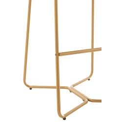 Chaise en métal marron 55x47x104 cm