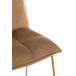 Chaise en métal marron 55x47x104 cm Chaise en métal marron 55x47x104 cm