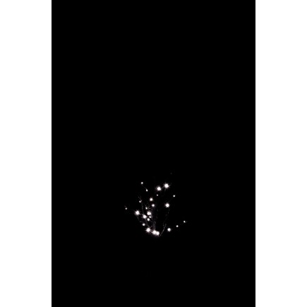 Arbre nu 300 leds en plastique noir 53x48x92 cm