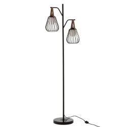 Lampes sur pied en métal noir 46x28x161 cm