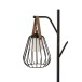Lampes sur pied en métal noir 46x28x161 cm Lampes sur pied en métal noir 46x28x161 cm