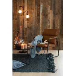 Lampes sur pied en métal noir 46x28x161 cm