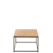 Table basse en bois naturel 61x60x38 cm Table basse en bois naturel 61x60x38 cm