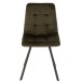 Chaise en métal vert 54x45x86 cm