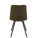 Chaise en métal vert 54x45x86 cm