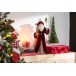 Père Noël décoratif rouge en résine de 57 cm