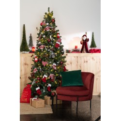Albero di Natale in plastica verde 20x20x50 cm