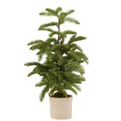Sapin de noël en plastique vert 30x30x69 cm