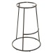 Structure pour tabouret haut en métal noir 47x47x66 cm