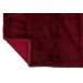 Manta em poliéster vermelho cereja 180x130 cm Manta em poliéster vermelho cereja 180x130 cm