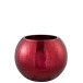 Porta-velas esfera em vidro vermelho 20x20x15,5 cm Porta-velas esfera em vidro vermelho 20x20x15,5 cm