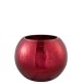 Porta-velas esfera em vidro vermelho 20x20x15,5 cm Porta-velas esfera em vidro vermelho 20x20x15,5 cm