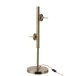 Lampe à poser dorée 2 ampoules en métal 60x20cm