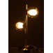Lampe à poser dorée 2 ampoules en métal 60x20cm