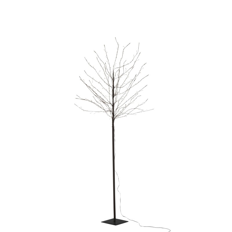 árbol desnudo+led metal negro Alt. 180 cm