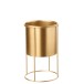 MACETA + PIE METAL ORO MEDIUM MACETA + PIE METAL ORO MEDIUM
