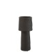 Vase champignon en ciment noir 16x16x43 cm Vase champignon en ciment noir 16x16x43 cm