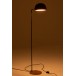 Lámpara de pie evy hierro/madera negro/natural Alt. 130 cm