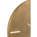 Horloge ronde en métal doré 52x52x4 cm