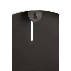 Horloge ronde en métal doré 52x52x4 cm