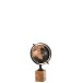 Globo terráqueo con pie madera negro/marrón Alt. 25 cm
