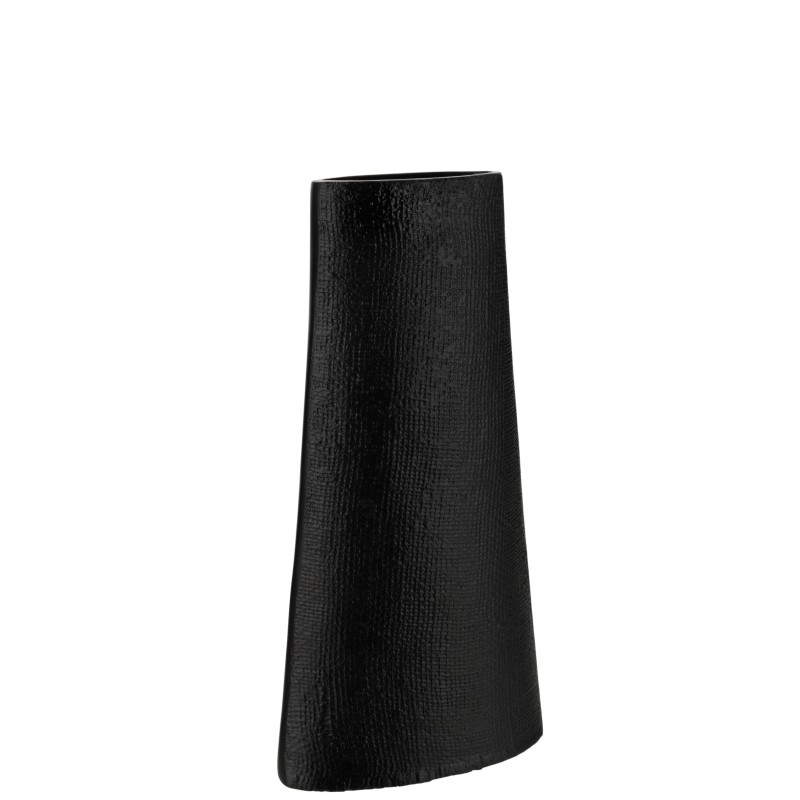 VASE TEXTURE JUTE ALU NOIR LARGE 48 cm Vase Haut Vase Haut VASE TEXTURE JUTE ALU NOIR LARGE 48 cm Vase Haut Vase Haut