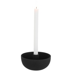 Bougeoir bol en métal 15x15x8 cm
