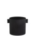 Cache-pot rond en métal 20x16x15 cm Cache-pot rond en métal 20x16x15 cm
