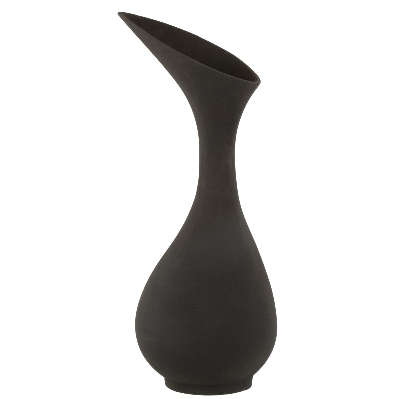 Vaso rugoso em alumínio 35x35x78 cm Vaso rugoso em alumínio 35x35x78 cm